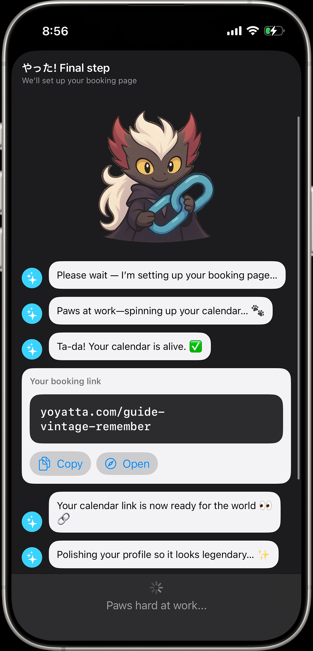 Auto calendar setup